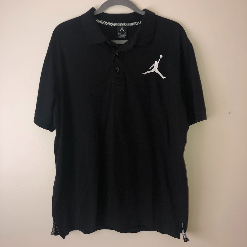Jordan Jumpman Short Sleeve Polo, Sz L